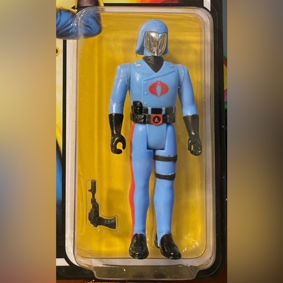 🪖 Cobra Commander GI Joe ARAH Super7 Reaction Figure Enemy Leader 2021 🪖 - Picture 4 of 4